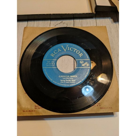 RCA Victor Musical Smart Set Band Marches Spring Garden Band 3 Records - Picture 8 of 12